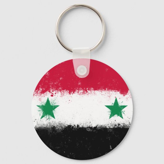 シリア国旗 キーホルダー (正面)
