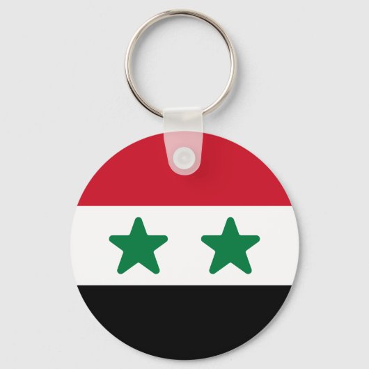 シリア国旗 キーホルダー (正面)