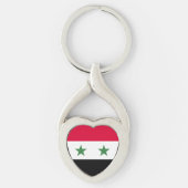 シリア国旗 キーホルダー (正面)
