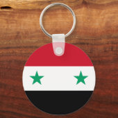 シリア国旗 キーホルダー (正面)