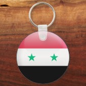 シリア国旗 キーホルダー (正面)