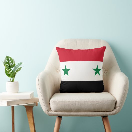 シリア国旗 クッション (椅子)