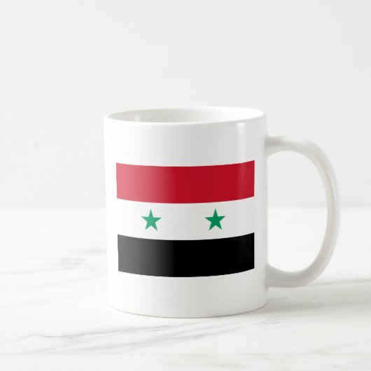 シリア国旗 コーヒーマグカップ (右)