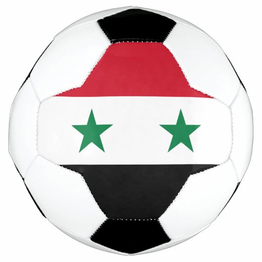 シリア国旗 サッカーボール (正面)