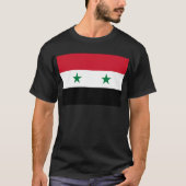 シリア国旗 – シリア国旗 Tシャツ (正面)