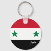 シリア国旗・シリア愛国者/スポーツ キーホルダー (正面)