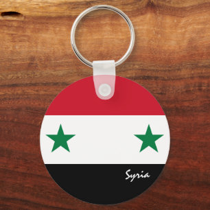 シリア国旗・シリア愛国者/スポーツ キーホルダー