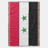 シリア国旗 スローブランケット (正面縦)