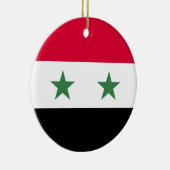 シリア国旗 セラミックオーナメント (右)