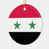 シリア国旗 セラミックオーナメント (左)