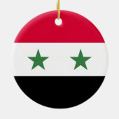 シリア国旗 セラミックオーナメント (裏面)