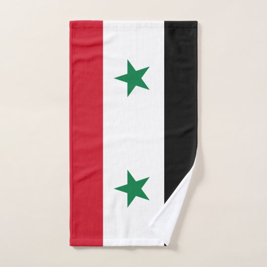 シリア国旗 ハンドタオル (ハンドタオル)