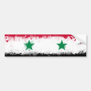 シリア国旗 バンパーステッカー