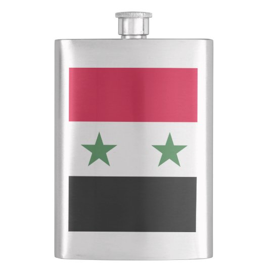 シリア国旗 フラスク (正面)