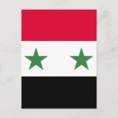 シリア国旗 ポストカード (正面)
