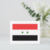 シリア国旗 ポストカード (スタンド正面)