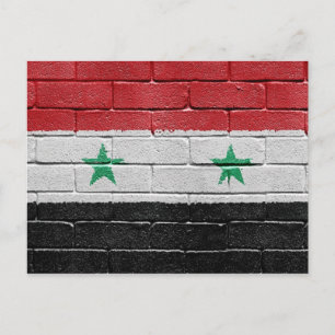 シリア国旗 ポストカード