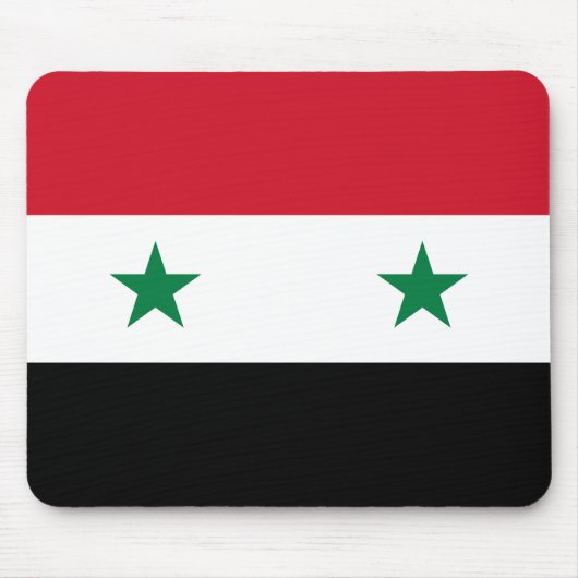シリア国旗 マウスパッド (正面)