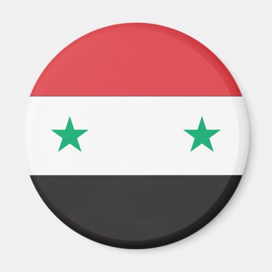 シリア国旗 マグネット (正面)