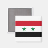 シリア国旗 マグネット (正面/裏面)