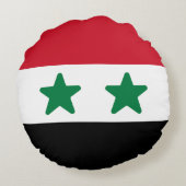 シリア国旗 ラウンドクッション (裏面)