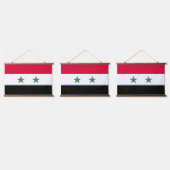 シリア国旗 吊り下げ型タペストリー (トリプル)