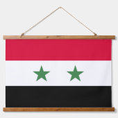 シリア国旗 吊り下げ型タペストリー (正面2)