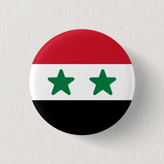 シリア国旗 缶バッジ (正面)