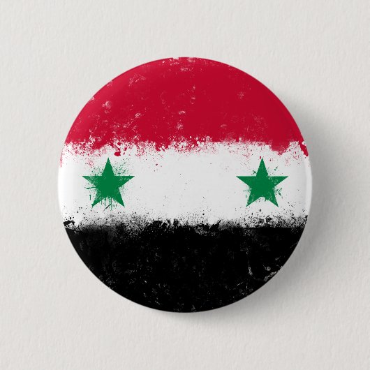 シリア国旗 缶バッジ (正面)