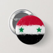 シリア国旗 缶バッジ (正面&裏面)