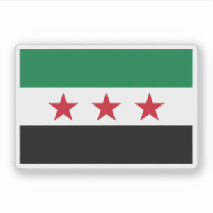 シリア国旗(2024年12月) シール