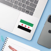 シリア国旗（2024年12月） シール (ノートパソコンとiPhone)