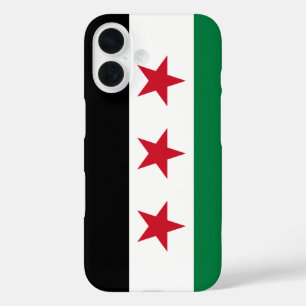 シリア国旗(2024年12月) iPhone 16ケース