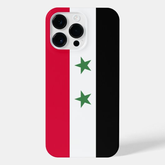 シリア国旗 iPhoneケース (裏面)