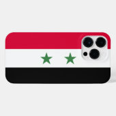 シリア国旗 iPhoneケース (裏面横)