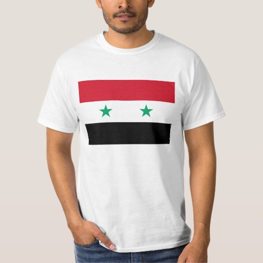 シリア国旗 Tシャツ (正面)