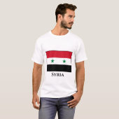 シリア国旗 Tシャツ (正面フル)