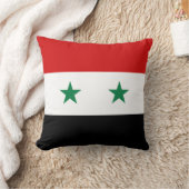 シリア国旗X旗枕 クッション (ブランケット)