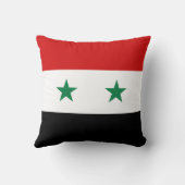 シリア国旗X旗枕 クッション (裏面)