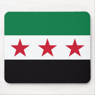 シリア国革命の新しい国旗の記号 マウスパッド