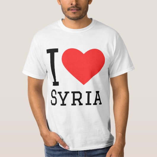シリア大好き Tシャツ (正面)