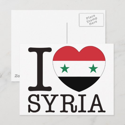 シリア愛v2 ポストカード (正面/裏面)