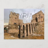 シリア旅行絵はがき アレッポ城塞 ポストカード (正面)