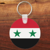 シリア旧国旗 キーホルダー (正面)