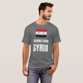 シリア来出身の Tシャツ (正面フル)