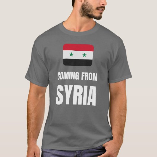 シリア来出身の Tシャツ (正面)