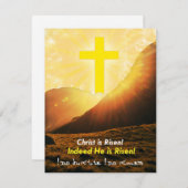 シリア正統イースターセンド文字 シーズンカード (正面/裏面)