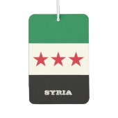 シリア独立、カーフレッシュナー、シリア国旗 カーエアーフレッシュナー (正面)