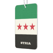 シリア独立、カーフレッシュナー、シリア国旗 カーエアーフレッシュナー (左)