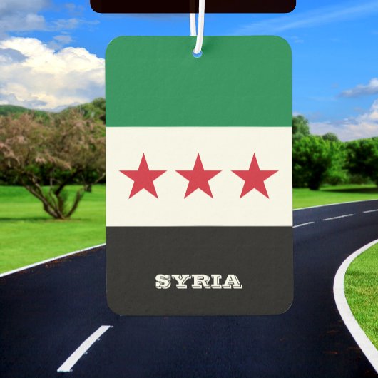 シリア独立、カーフレッシュナー、シリア国旗 カーエアーフレッシュナー